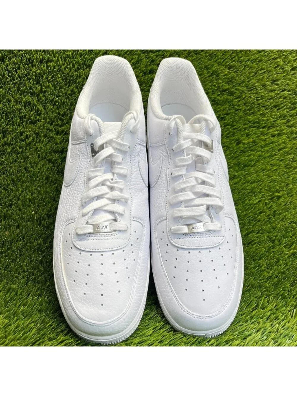 Nike Air Force 1 SP Mens Size 15 Triple White ALYX 9SM Leather Shoes Sneakers